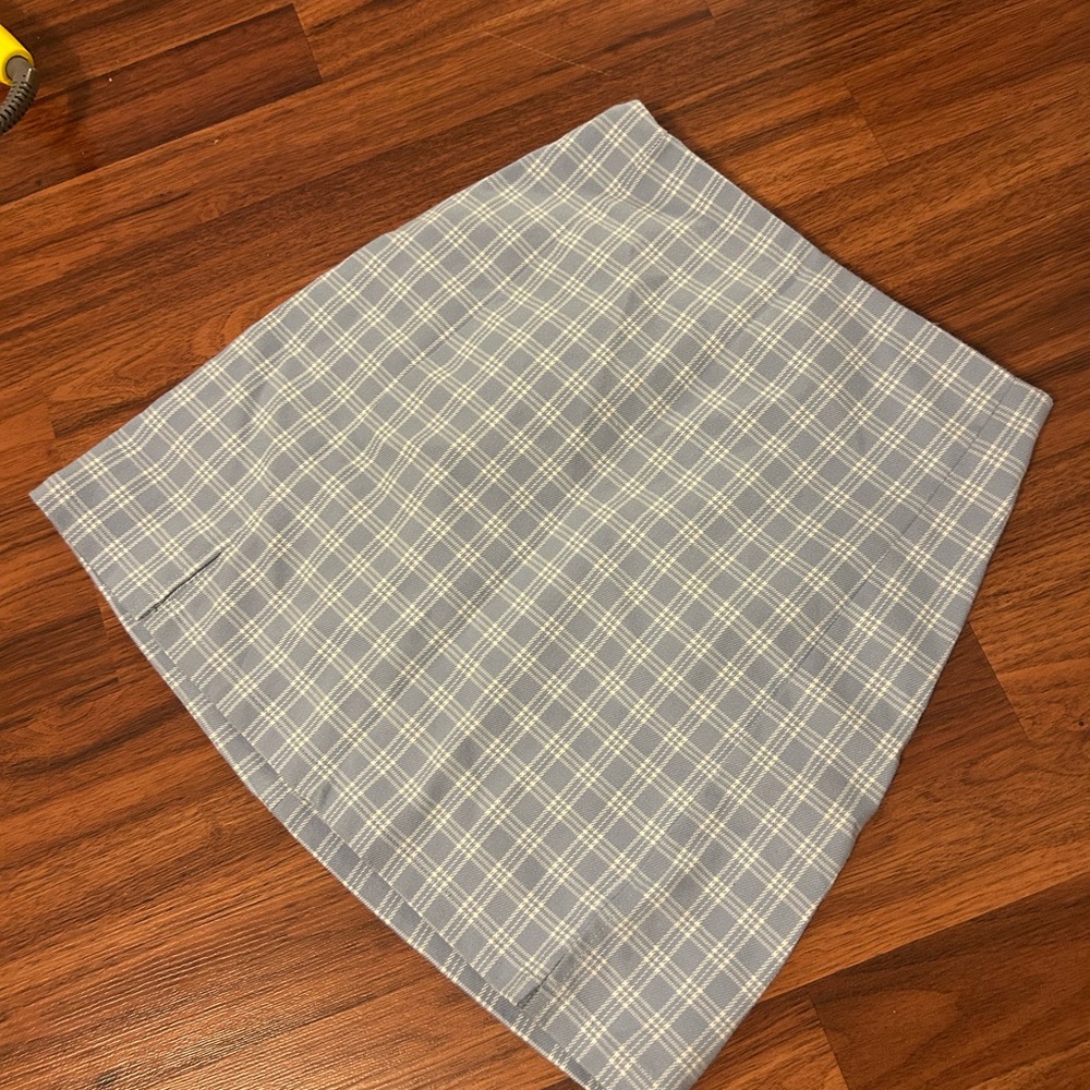 John Galt Plaid Mini Skirt
